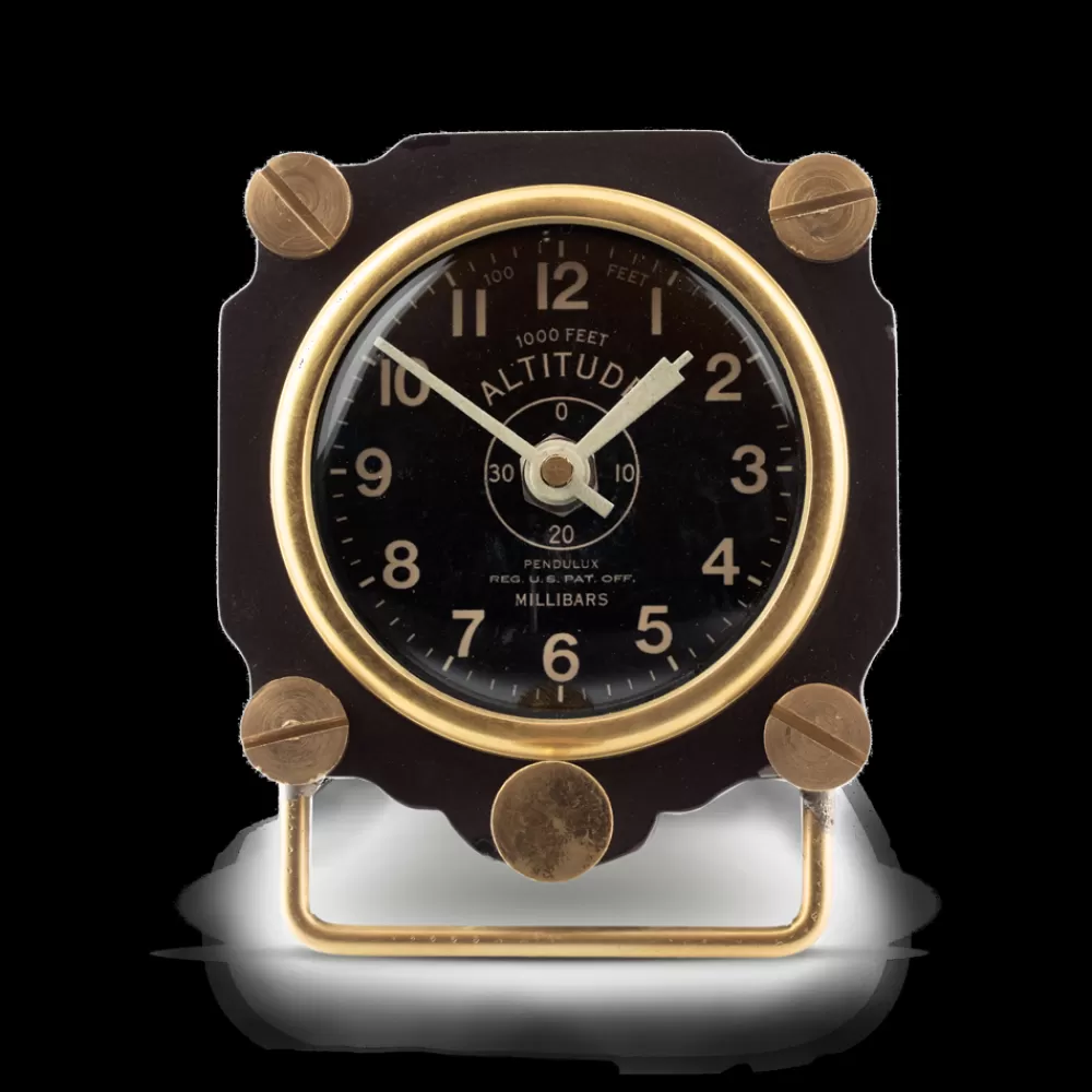 Fashion Altimeter Table Clock Black Table Clocks