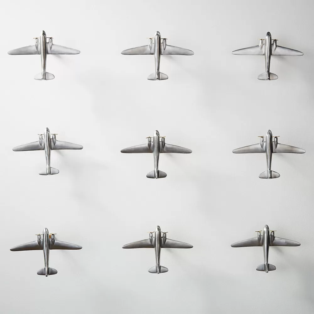 Sale Bomber Formation Aluminum Set Of 3 Decor