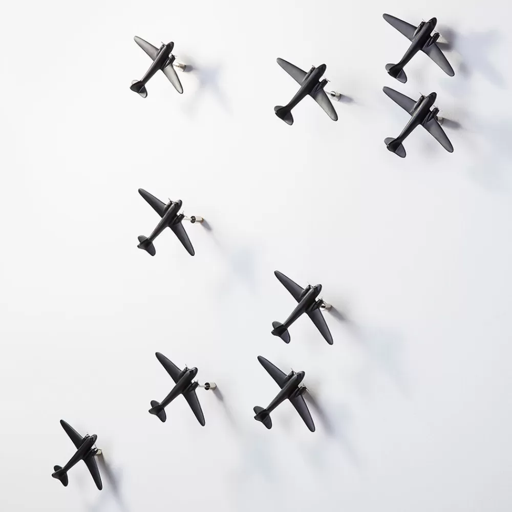 Discount Bomber Formation Black Set Of 3 Wall Decor