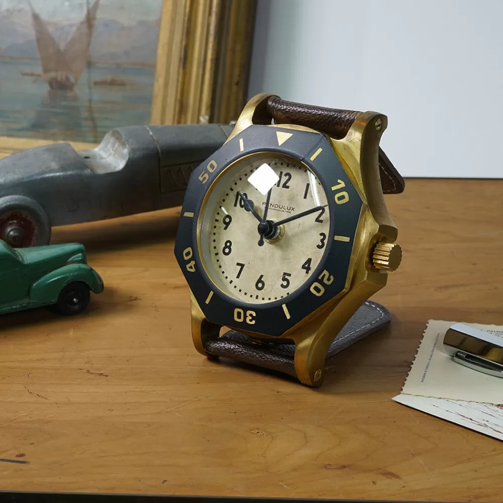 Flash Sale Brass Rally Watch Table Clocks