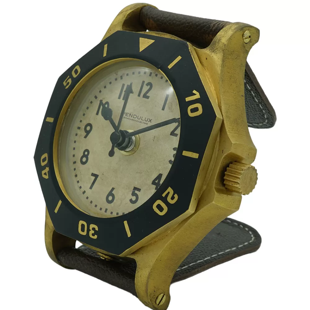 Flash Sale Brass Rally Watch Table Clocks