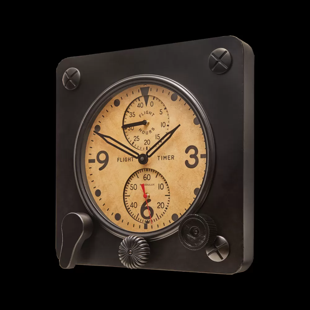 Cheap Flight Timer Wall Clock Black Wall Clocks