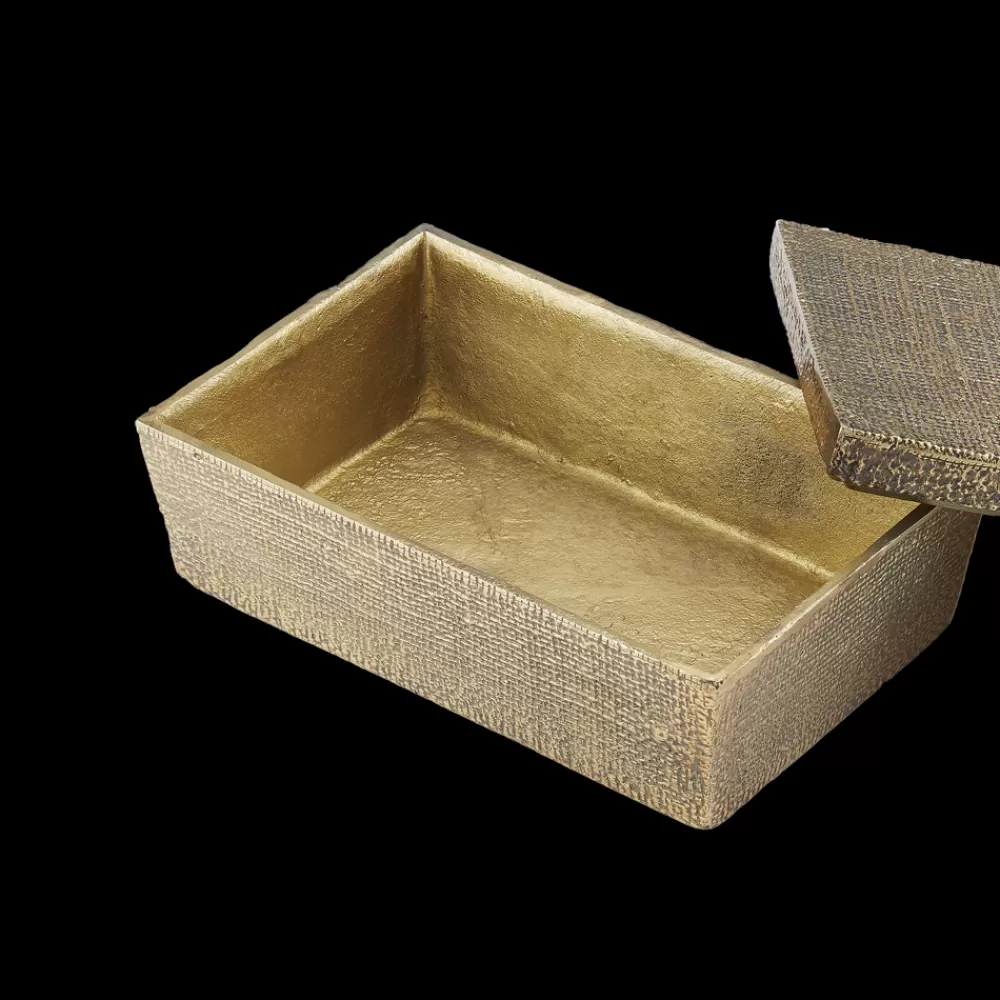 Cheap Hemp Box Small Antique Brass Trays/Boxes