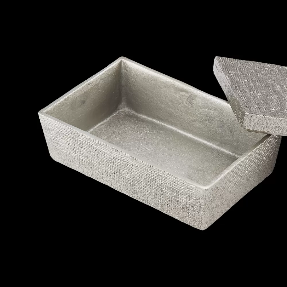 Shop Hemp Box Small Antique Nickel Trays/Boxes