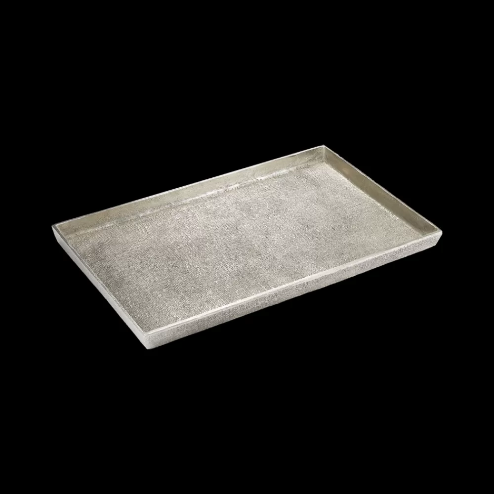 Online Hemp Tray Large Antique Nickel Decor