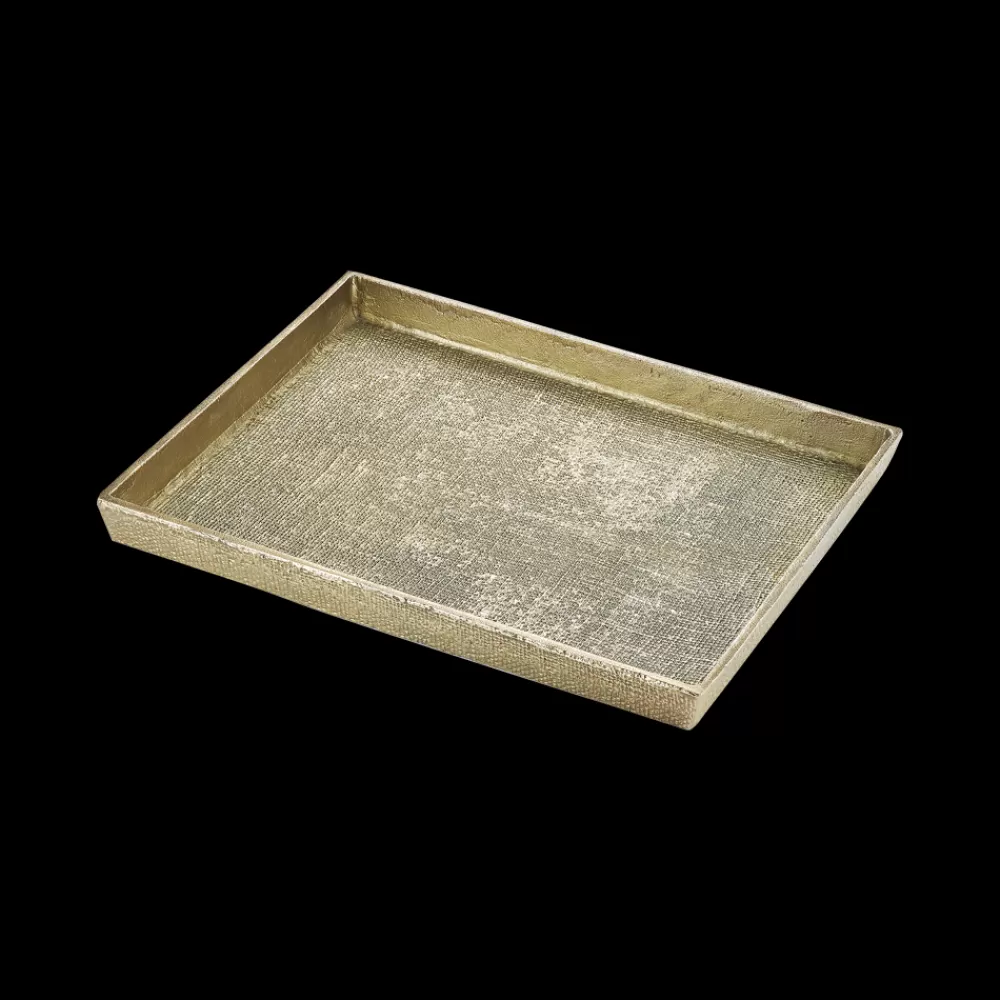 Hot Hemp Tray Small Antique Brass Decor