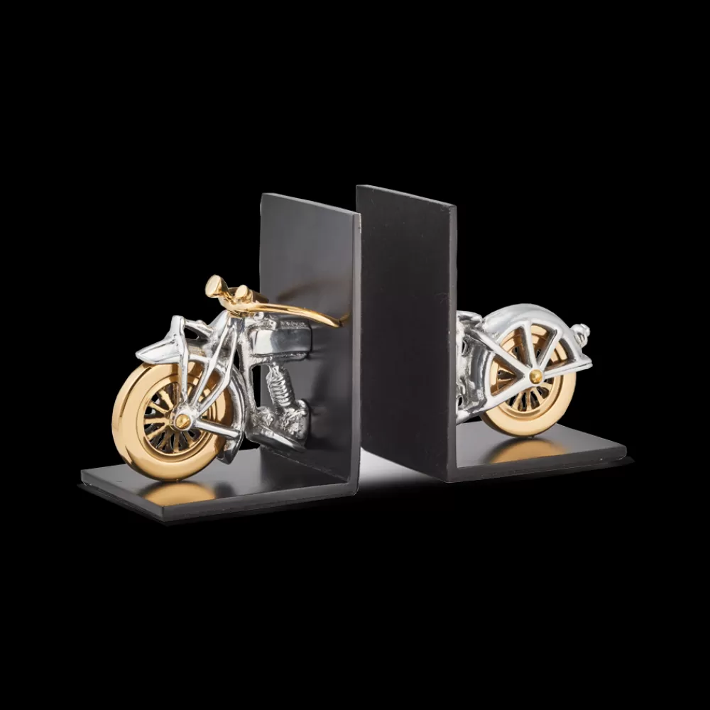 Flash Sale Motorcycle Bookends Aluminum Bookends