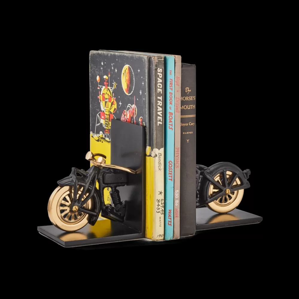 Sale Motorcycle Bookends Black Bookends