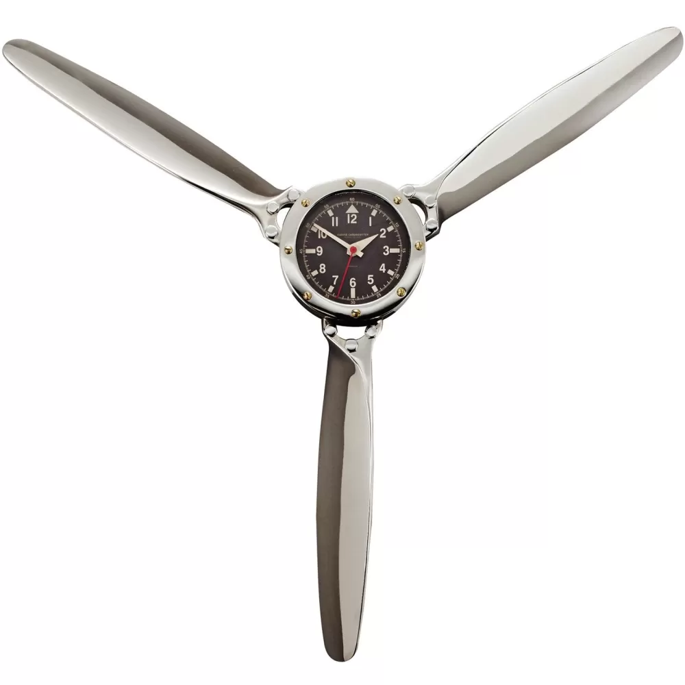 New Propeller Wall Clock Aluminum Wall Clocks