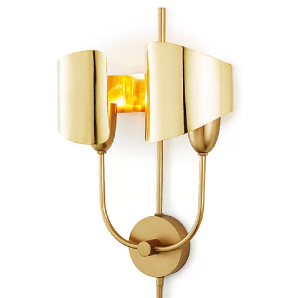 Sale Quinton Sconce Brass - Hardwired Wall Lamps