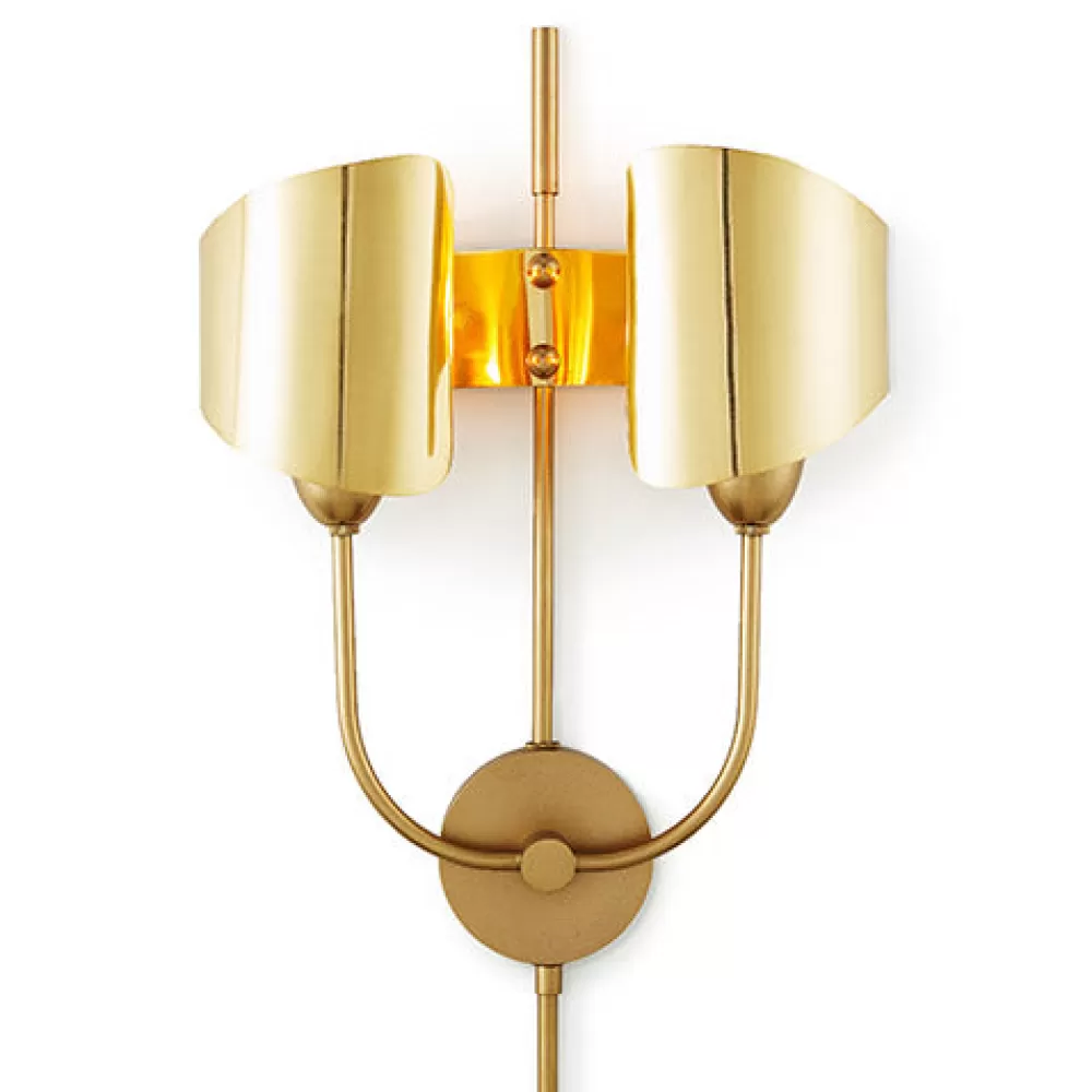 Sale Quinton Sconce Brass - Hardwired Wall Lamps