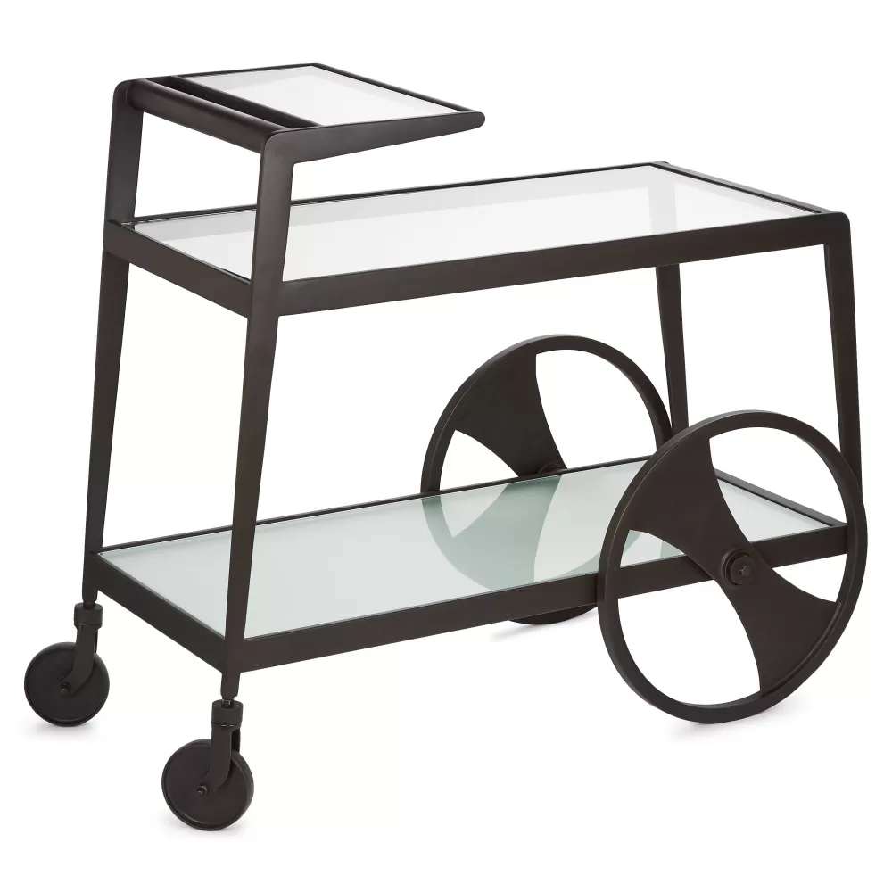 Best Riley Drinks Trolley Graphite Storage