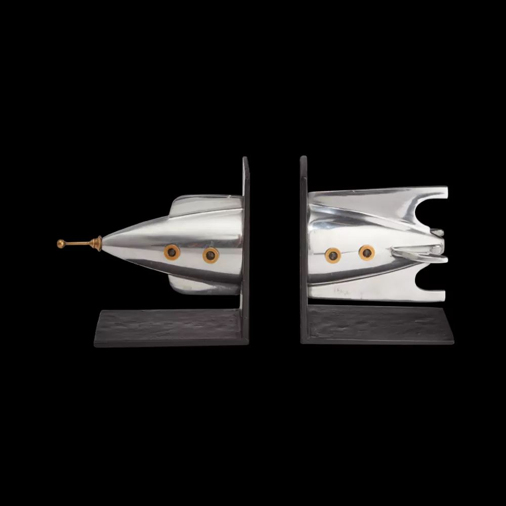 Shop Rocket Bookends Aluminum Bookends