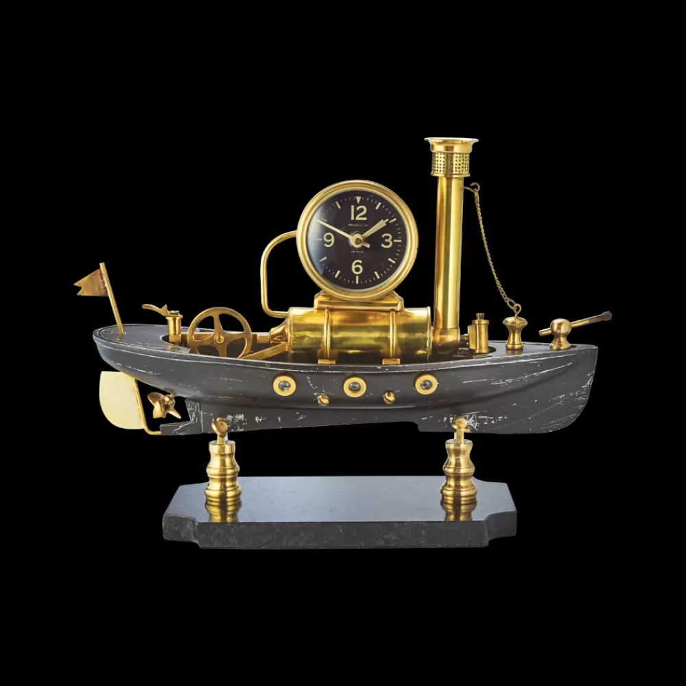 Fashion Steamboat Table Clock Table Clocks