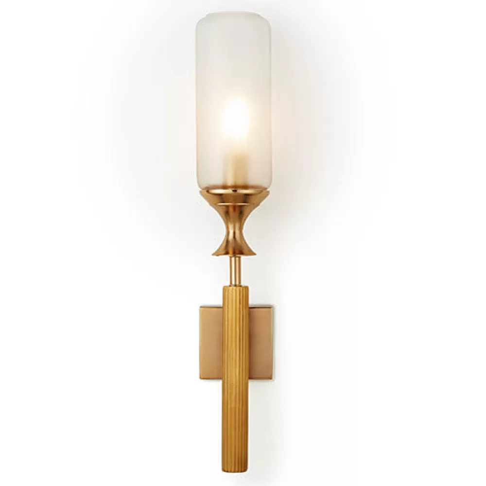 Fashion Torch Sconce Brass - Hardwired Wall Lamps