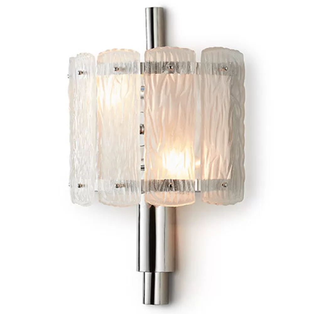 New Tower Sconce Nickel - Hardwired Wall Lamps